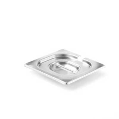 Tampa Gastronorm com encaixe para colheres, GN 1/6, 176x162mm