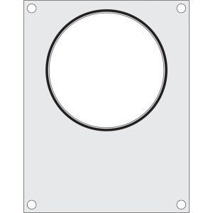 Tabuleiro para seladora térmica matrix, para um grande recipiente de sopa ø165 mm
