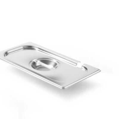 Tampa Gastronorm com encaixe para colheres, GN 1/3, 325x176mm