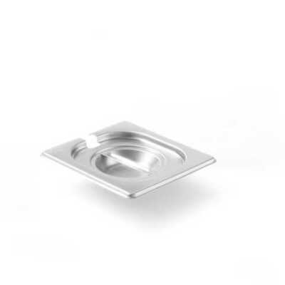 Tampa Gastronorm com encaixe para colheres, GN 1/6, 176x162mm