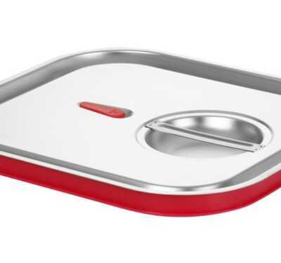 Tampa Gastronorm com aro em silicone, GN 2/3, 354x325mm