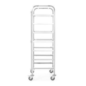 Carrinho móvel para cestos para máquina de lavar loiça - 7 x 500 x 500 mm, 615x560x(H)1700mm