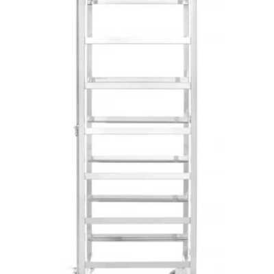 Carrinho móvel para cestos para máquina de lavar loiça - 7 x 500 x 500 mm, 615x560x(H)1700mm