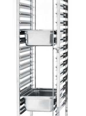 Carrinho para tabuleiros – 15 x GN 1/1, 440x610x(H)1710mm