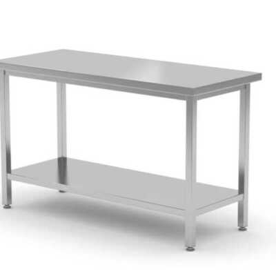 Mesa de trabalho robusta com prateleira, 1800x700x(H)850mm