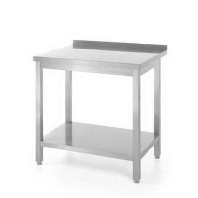 Mesa de trabalho borda e prateleira  - aparafusada