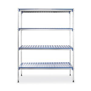 Estante de armazenamento em alumínio , 1280x405x(H)1685mm