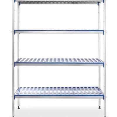 Estante de armazenamento em alumínio , 1280x405x(H)1685mm