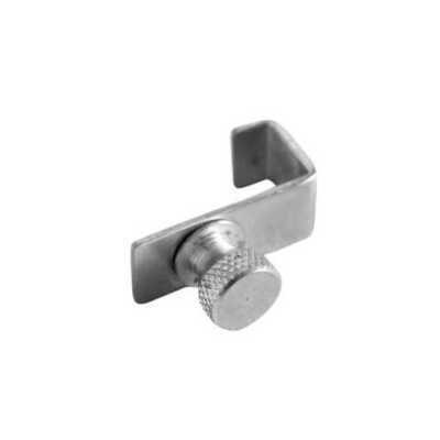 Gancho de extensão para prateleira de armazenamento em alumínio, 15x42x(H)42mm