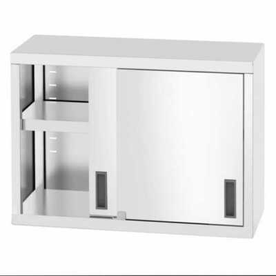 Armário de montagem na parede soldado com portas deslizantes, profundidade: 300 mm., 800x300x(H)600mm