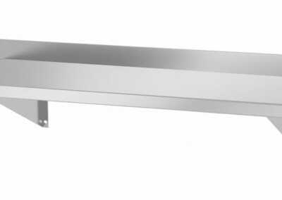 Prateleira de parede com dois suportes de aço, 800x300x(H)250mm