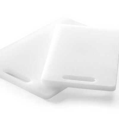 Tábua de corte com pega, Branco, 250x150mm