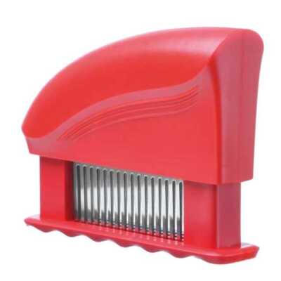 Amaciador de carne 51 lâminas, Vermelho, 42x150x(H)118mm