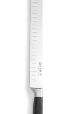 Faca para presunto/salmão, Recortes Granton, Preto, (L)430mm