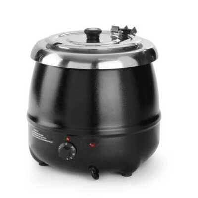 Panela de sopa elétrica, 8L, Preto, 230V/400W, ø330x(H)363mm