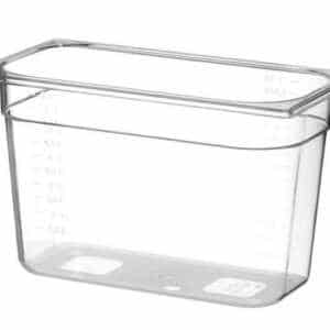 Recipiente Gastronorm 1/3, GN 1/3, 5,7L, Transparente, 325x176x(H)150mm