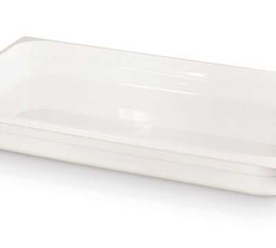 Recipiente Gastronorm 1/1, GN 1/1, 9L, Branco, 530x325x(H)65mm
