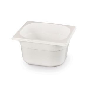 Recipiente Gastronorm 1/6, GN 1/6, 2,4L, Branco, 176x162x(H)150mm