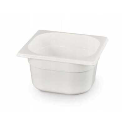 Recipiente Gastronorm 1/6, GN 1/6, 1L, Branco, 176x162x(H)65mm