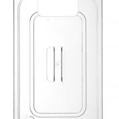 Tampa Gastronorm com abertura para sonda de sous-vide, GN 1/1, Transparente, 530x325mm