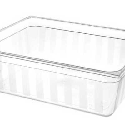 Recipiente Gastronorm 2/1, GN 2/1, 58L, Transparente, 650x530x(H)200mm