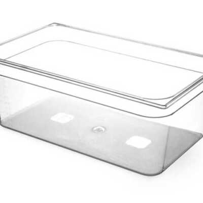 Recipiente Gastronorm 1/1, GN 1/1, 28L, Transparente, 530x325x(H)200mm