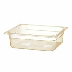 Recipiente GN 1/2, resistente a altas temperaturas, GN 1/2, 6,1L, Transparente, 325x265x(H)100mm