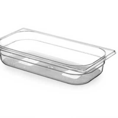 Recipiente Gastronorm 1/3, GN 1/3, 2,5L, Transparente, 325x176x(H)65mm