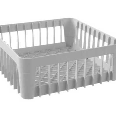 Cesto de copos para máquina de lavar loiça, 400x400x(H)150mm