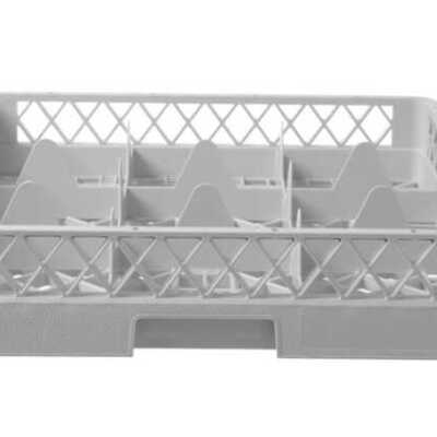 Cesto para copos para máquina de lavar loiça, 9 compartimentos, 500x500x(H)104mm