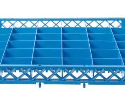 Extensor de cesto para máquina de lavar loiça, 36 compartimentos 73x73 mm, 500x500x(H)45mm