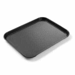Tabuleiros para fast food pequenos, Preto, 265x345x(H)20mm