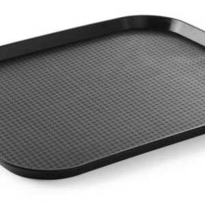 Tabuleiros para fast food grandes, Preto, 350x450x(H)20mm