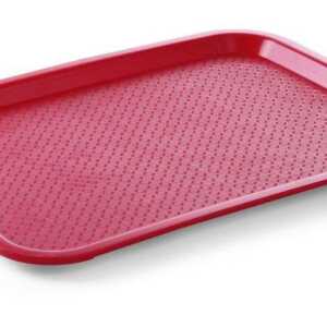 Tabuleiros para fast food médios, Vermelho, 305x415x(H)20mm