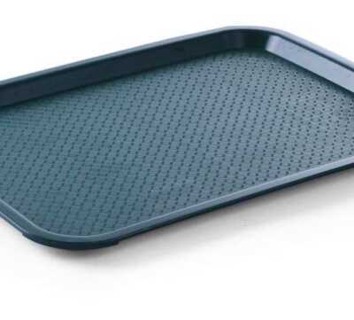 Tabuleiros para fast food médios, Verde, 305x415x(H)20mm