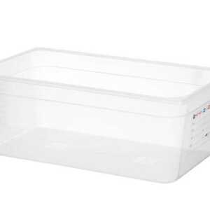 Recipiente Gastronorm 1/1, GN 1/1, 21L, Transparente, 530x325x(H)150mm
