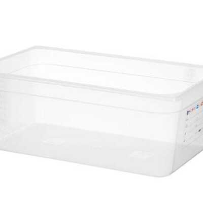 Recipiente Gastronorm 1/1, GN 1/1, 21L, Transparente, 530x325x(H)150mm