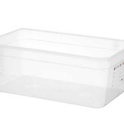 Recipiente Gastronorm 1/1, GN 1/1, 12L, Transparente, 530x325x(H)100mm