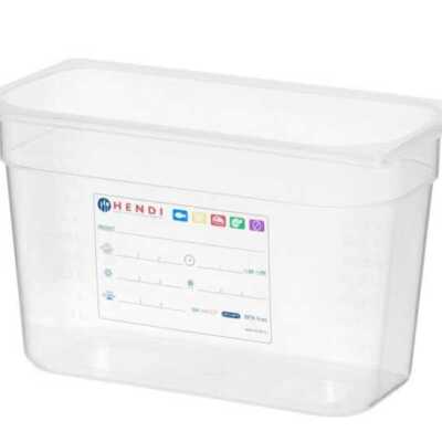Recipiente Gastronorm 1/3, GN 1/3, 5,7L, Transparente, 325x176x(H)150mm