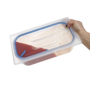 Vedação hermética para tampas Gastronorm, GN 1/1, Transparente, 530x325mm