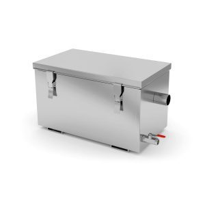 Caixa de gordura, 300l/h, 30L, 650x346x(H)308mm