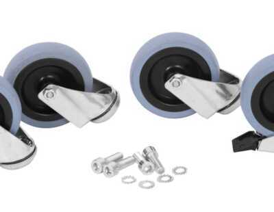 Conjunto de 4 rodas para base