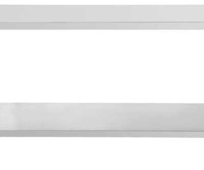 Mesa de trabalho em aço inoxidável 600 com prateleira 1200 mm