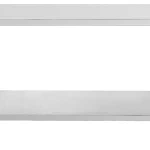 Mesa de trabalho em aço inoxidável 700 com prateleira 600 mm