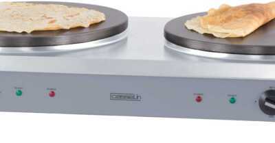 Máquina de crepes dupla 40 elétrica