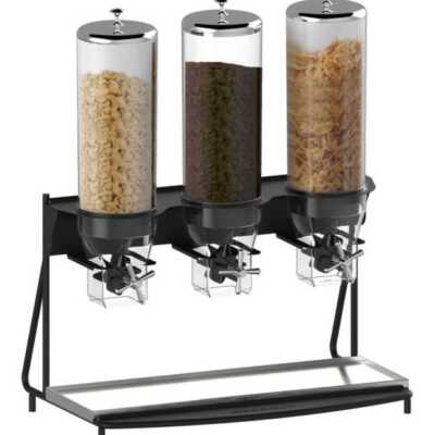 Dispensador de cereais largura 3 tubos