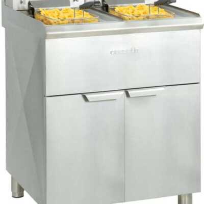 Fritadeira elétrica de piso 2 x 10 litros elevado rendimento