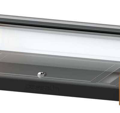 Expositor de buffet refrigerado eutéctico com campânula GN 1/1