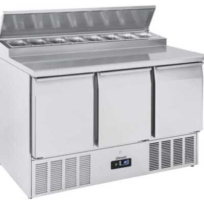 Saladete 3 portas 8 x GN 1/6
