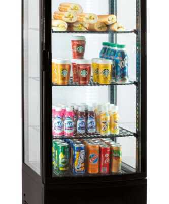 Vitrina refrigerada positiva 235 L Preta